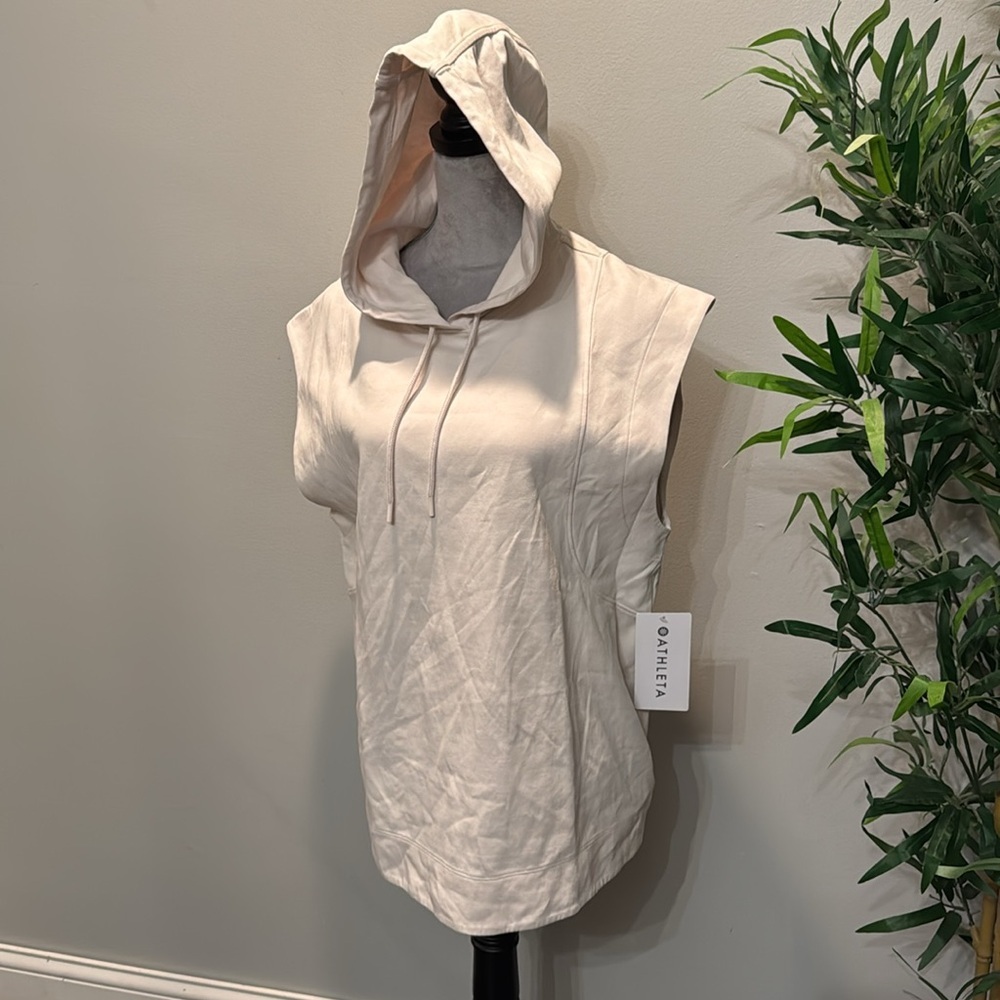 Athleta sundown sleeveless sweatshirt tank NWT XS - Picture 2 of 8